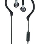 AIWA In-Ear Hook Gel Sports 1.2m Wired Earbuds (Black) - Image 3