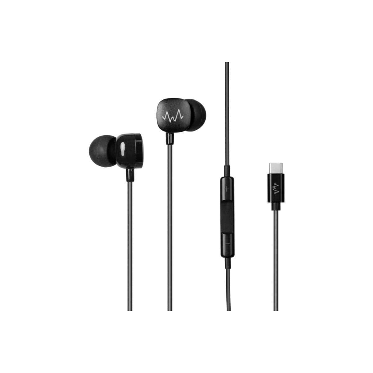 c880477db7e64f468cc88d0f7c596dab.jpg Wave Corded Earphones USB-C Noise Reduction Microphone For Android - Image 1