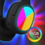 Laser Kids Wireless Headphones – Volume Limited (Black) - Image 2