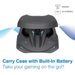 Laser TWS Gaming Earphones with ANC and Low Latency (Black) - Image 4