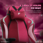 TTRacing Swift X Pro Air Threads Fabric Gaming Chair (Sakura Edition) - Image 3