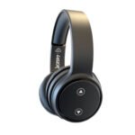 Laser Foldable Bluetooth Headphones with Mic (Black) - Image 4