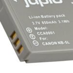 Jupio Li-Ion 3.7V 850mAh Rechargeable Battery For Canon NB-5L Camera - Image 3