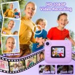 Lenoxx Kids 48MP Instant Print Camera with Dual Lens and 1080P HD Video - Image 4