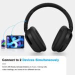 Silcron Active Noise Cancelling Bluetooth Headphones (Black) - Image 4