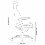 Buro Maverick 24/7 Controller Chair Heavy Duty With Arms Fabric Black - Image 5