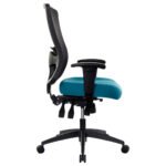 Buro Tidal Mesh High Back Chair With Arms Teal - Image 2