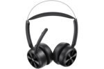 eMeet GeniusCall HS80 Wireless On-Ear Headset with Charging Base - Image 2