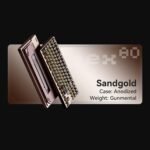 Qwertykeys QK&ATK HEX80 8K HE Wired Magnetic Custom Keyboard (Anodized Sandgold) - Image 2