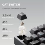 Qwertykeys QK80Mk2 Prebuilt Wireless Mechanical Keyboard (Anodized Grey) - Image 3