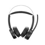 eMeet GeniusCall HS80 Wireless On-Ear Headset with Charging Base - Image 5