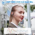 New Bee Bluetooth Headset 24H Talktime Noise-Cancelling - Image 2