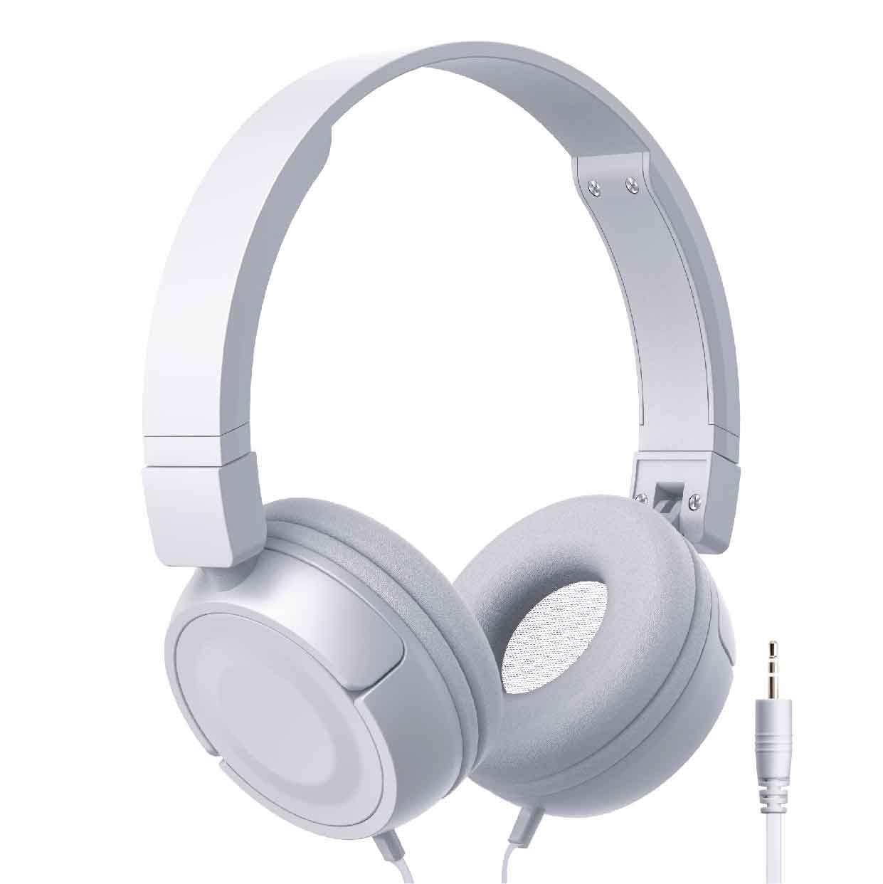 16f75ebb5b97456ea37ad948ca2474ef.jpg Laser Wired On-Ear Headphones (Gray) - Image 1