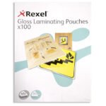 Rexel 100-Piece A5 75 Micron Gloss Laminating Pouches - Image 3