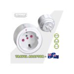 Sansai Travel Adaptor/Adapter Europe/Asia/Italy to AU/NZ Power Plug/Outlet White - Image 2