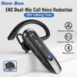 New Bee B45 Mini Handsfree Bluetooth 5.0 Single Ear Wireless Headset - Image 5