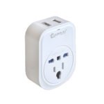 Sansai Worldwide Travel Adaptor USB-C+A UK/USA/Europe to AU/NZ Plug - Image 2