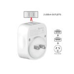 Sansai Travel Adaptor with 2 x USB Ports - AU/Japan Region - Image 3