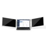 Devanti Triple Portable Monitor Laptop Screen Extender 15.6" Dual Display FHD IPS - Image 4
