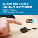 Kensington Verimark Desktop Fingerprint Key 2nd Factor Authentication Key U2F - Image 2