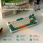 Royal Kludge RK-H81 Tri Mode RGB Hot Swap Keyboard Brown Switch (Timing Machine) - Image 4