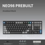Qwetykeys Neo Studio Neo98 Prebuilt Wireless Mechanical Keyboard (Anodized Black) - Image 2