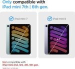 Spigen Apple iPad mini A17 Pro (2024) / mini 6th Gen (2021) Rugged Armor Case (Black) - Image 2