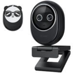 eMeet Piko+ Dual-Camera AI-Powered 4K Webcam Black