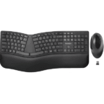 Kensington Wireless Ergonomic Keyboard and Mouse Combo (Black) - Image 7