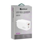 Sansai 65W GaN Charger Fast 3-Port USB-C USB-A Charging Travel Adapter - Image 2