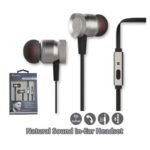 Sansai Stereo Earphones (Metallic Silver) - Image 2