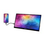 VERBATIM Portable Touchscreen Monitor Full HD 1080p USB-C/HDMI 14" Metal - Image 7