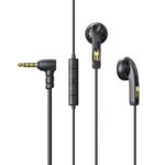FiiO Jade Audio JF11 (w/MIC) Black U-Shaped Pipe Extended Bass Earbuds with MIC