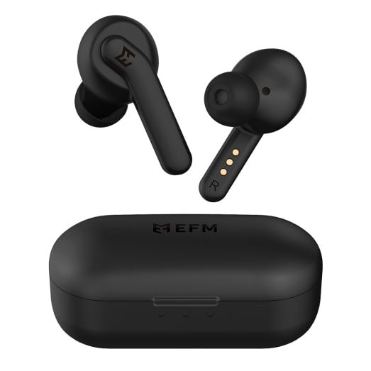 4d86acc3736a46388599404c400d9895.jpg EFM TWS Andes ANC Earearearbuds - Black - Image 1
