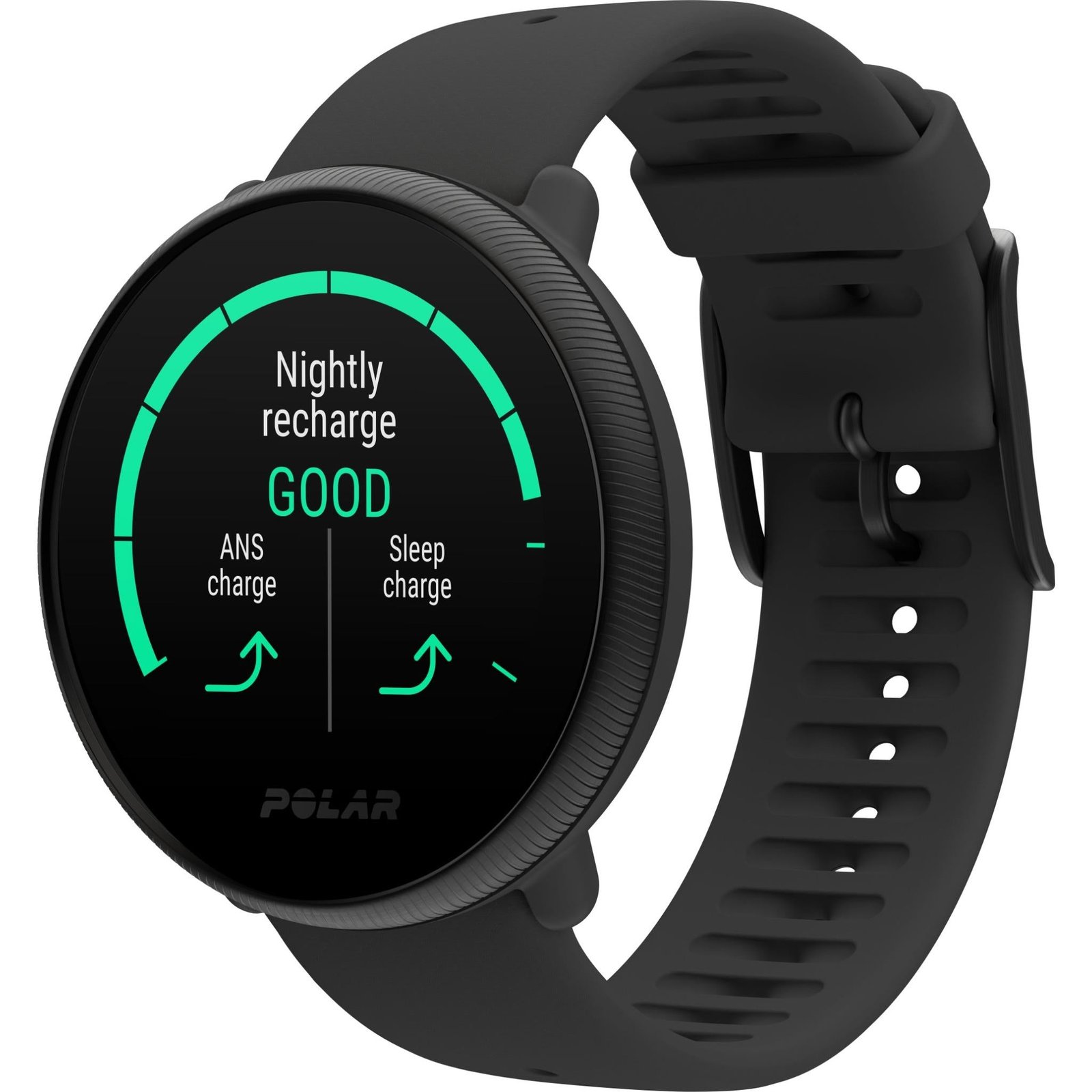 590012-Product-0-I-637871868211328443_08ebee65-03ee-4fc9-952d-bb67e2d063b1.jpg Polar Ignite 2 Fitness Watch (Black/Pearl) - Image 1