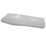 Kensington Dual Comfort Keyboard Split Keys Ergonomic Bluetooth|USB Wrist Rest Grey White - Image 3