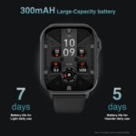 V-Fitness GPS Smart Watch with 2.1 Inch AMOLED Display (Black) - Image 7