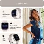 Fitbit Sense 2 (Lunar White/Platinum Aluminium) - Image 4