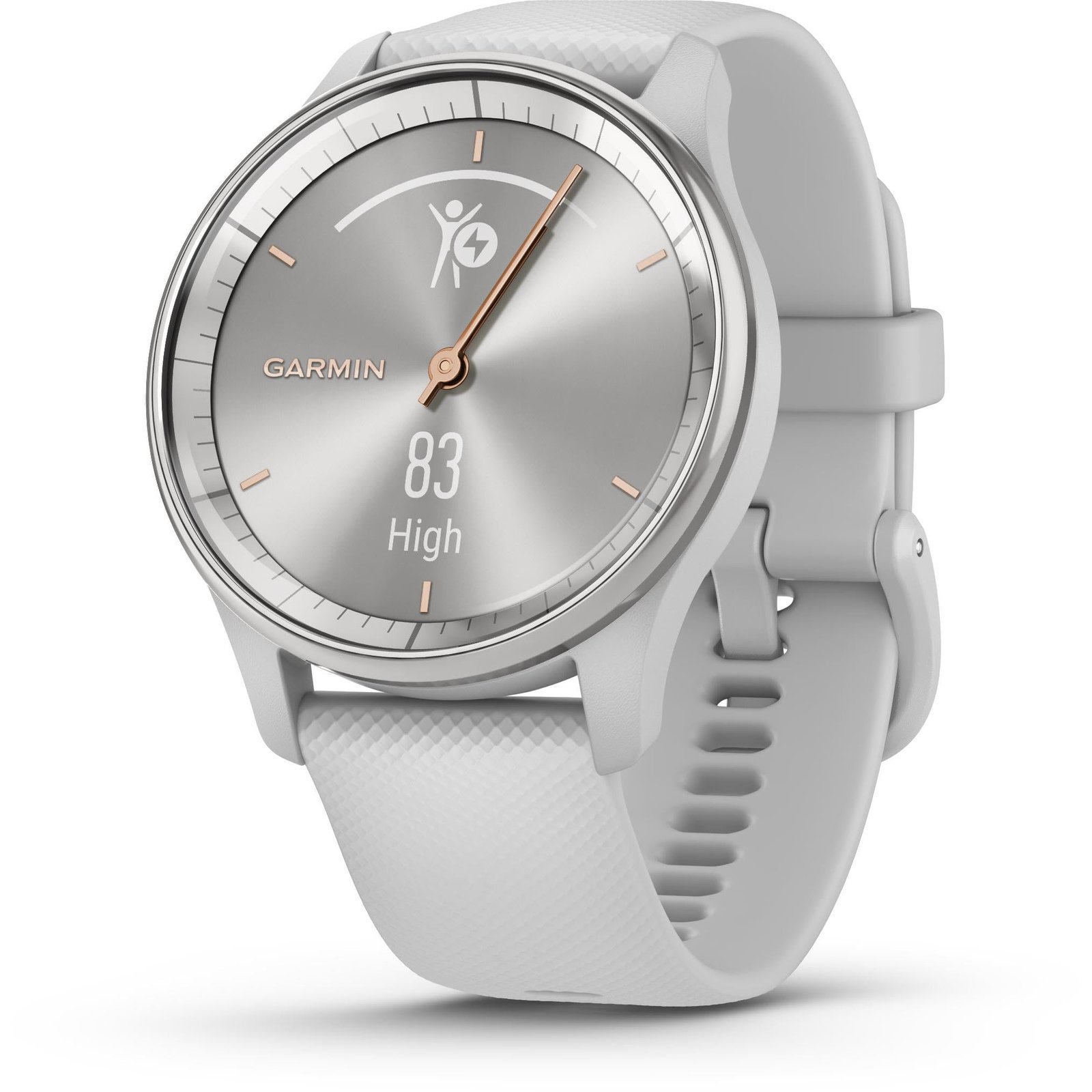 623864-Product-0-I-638102507841138441.jpg Garmin Vivomove Trend Smart Watch (Silver) - Image 1