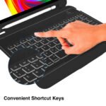 Laser Wireless Keyboard Case for iPad 10.9" (Black) - Image 8