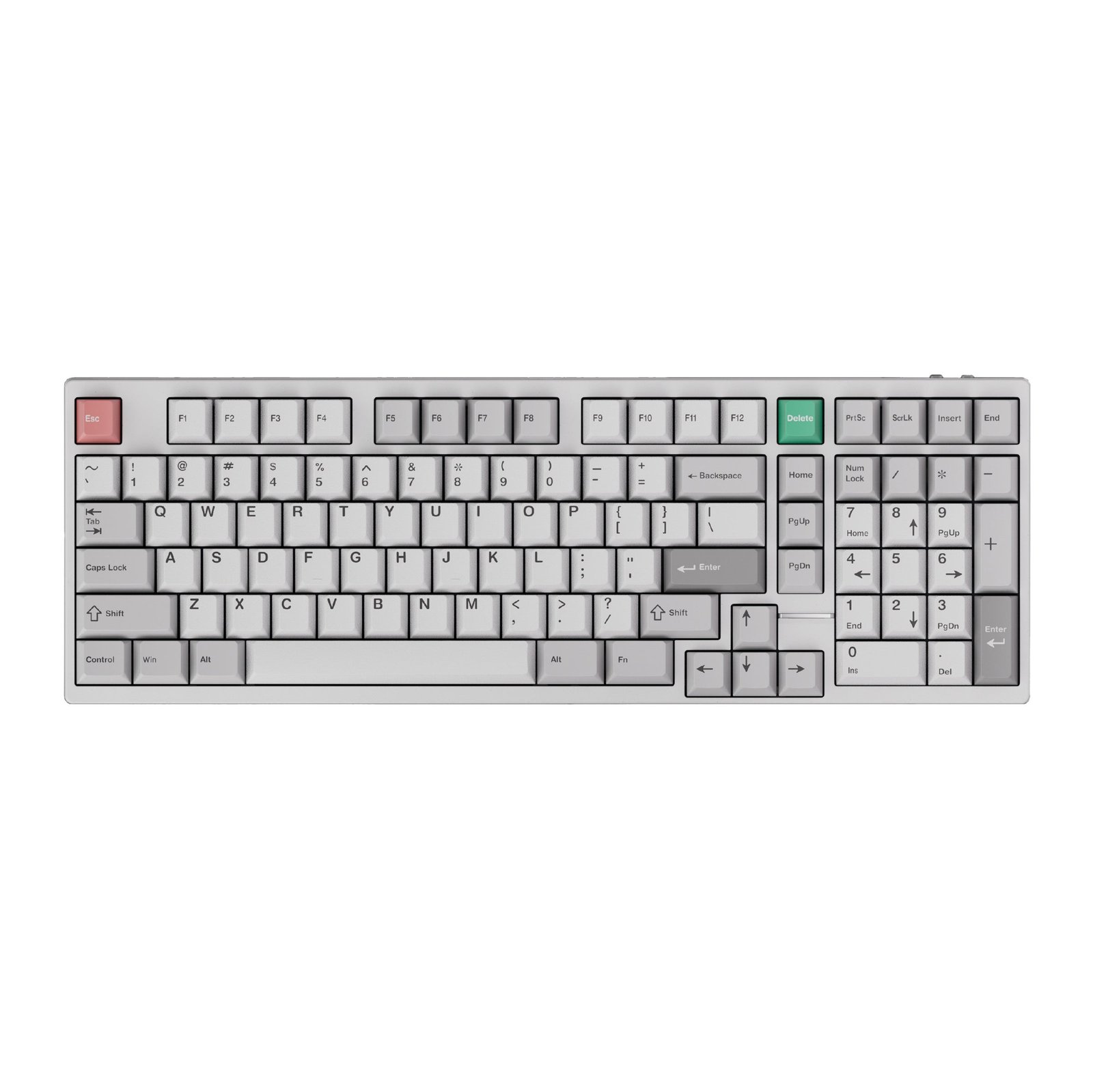 63a54e8b57484dff8045ae617aa85d0a.jpg Qwetykeys Neo Studio Neo98 Prebuilt Wireless Mechanical Keyboard (Spray-coated White) - Image 1