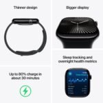 Apple Watch Series 10 46mm Rose Gold Aluminium Case GPS + Cellular Sport Band (M/L)[Light Blush] - Image 3