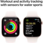 Apple Watch Series 10 46mm Rose Gold Aluminium Case GPS + Cellular Sport Band (M/L)[Light Blush] - Image 4
