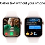 Apple Watch Series 10 46mm Rose Gold Aluminium Case GPS + Cellular Sport Band (M/L)[Light Blush] - Image 7