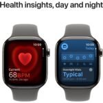 Apple Watch Series 10 46mm Natural Titanium Case GPS + Cellular Sport Band (S/M)[Stone Grey] - Image 5