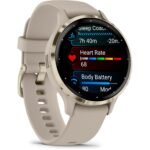 Garmin Venu 3S Sports Watch (French Grey/Soft Gold) - Image 3