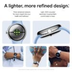 Google Pixel Watch 2 LTE (Polished Silver with Bay Active Band) - Image 4