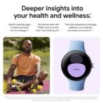 Google Pixel Watch 2 LTE (Polished Silver with Bay Active Band) - Image 5