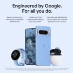 Google Pixel Watch 2 LTE (Polished Silver with Bay Active Band) - Image 9