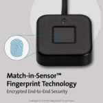 Kensington Verimark Desktop Fingerprint Key 2nd Factor Authentication Key U2F - Image 3